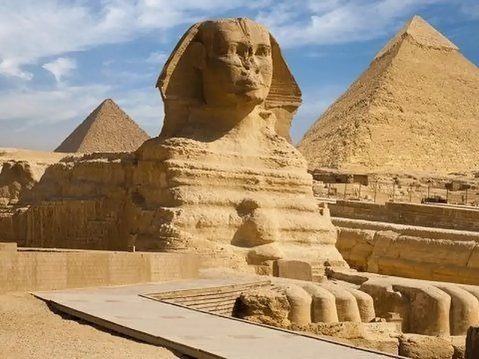 La Sfinge e le piramidi di Giza, Egitto