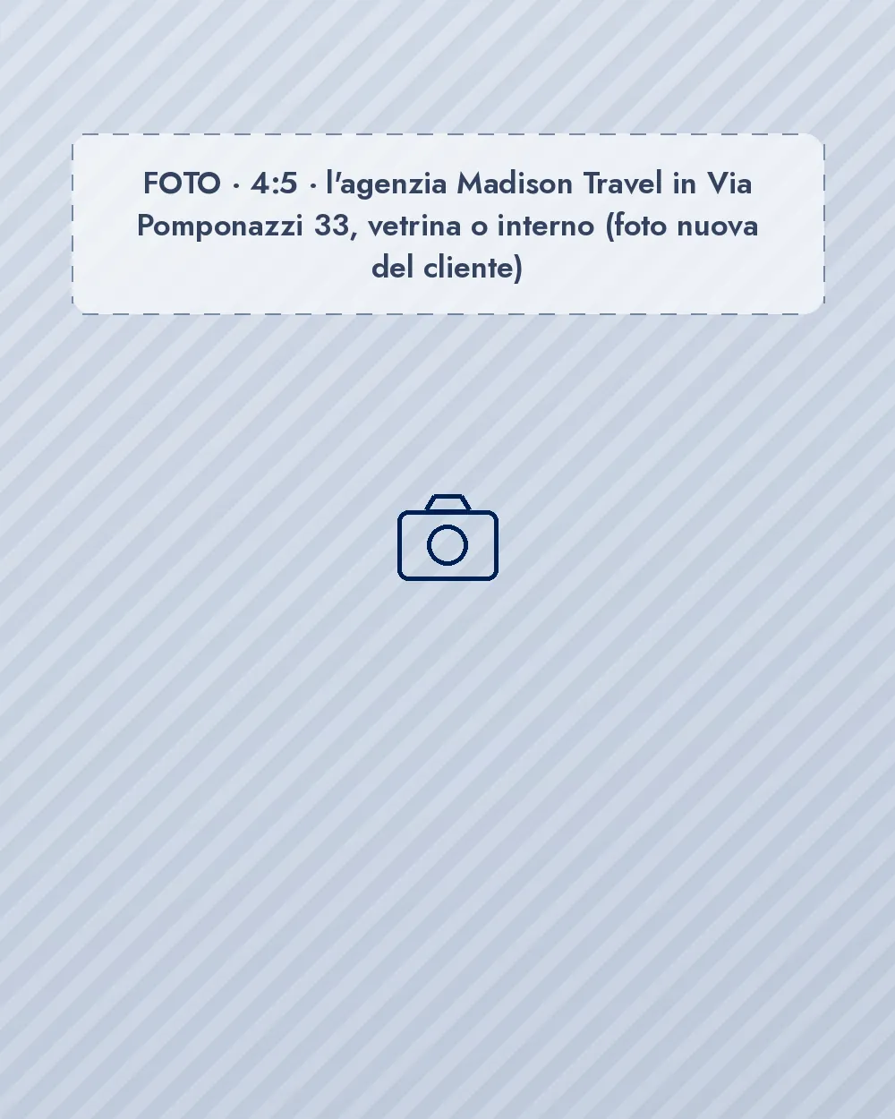 Segnaposto: FOTO 4:5, l'agenzia Madison Travel in Via Pomponazzi 33