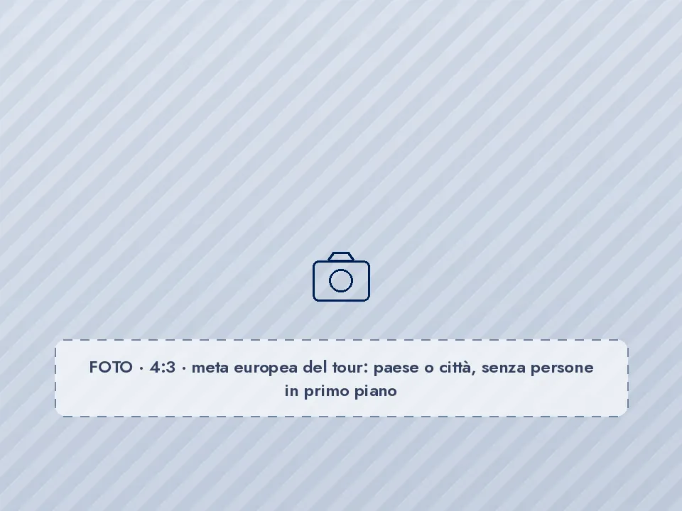 Segnaposto: FOTO 4:3, meta europea del tour